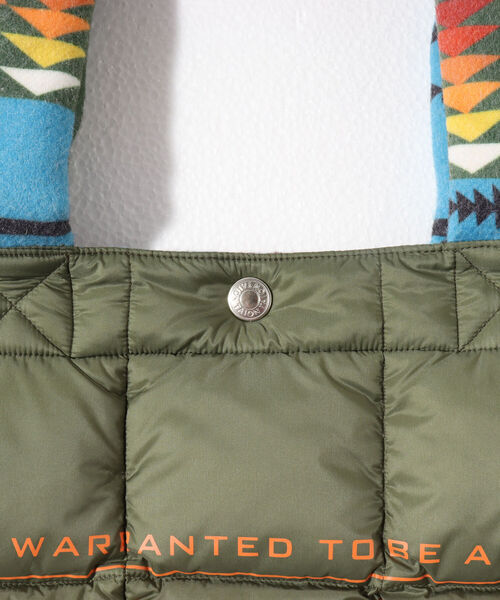 TAION(タイオン)の「【TAION】×【PENDLETON】アシメトリーランチトートM #PDT-TON-213006(トートバッグ・メンズ・ブラック系その他5/ブルー系その他7/レッド系その他5/ホワイト系その他6/グリーン系その他5/ベージュ系その他5・FREE)」の11枚目の写真