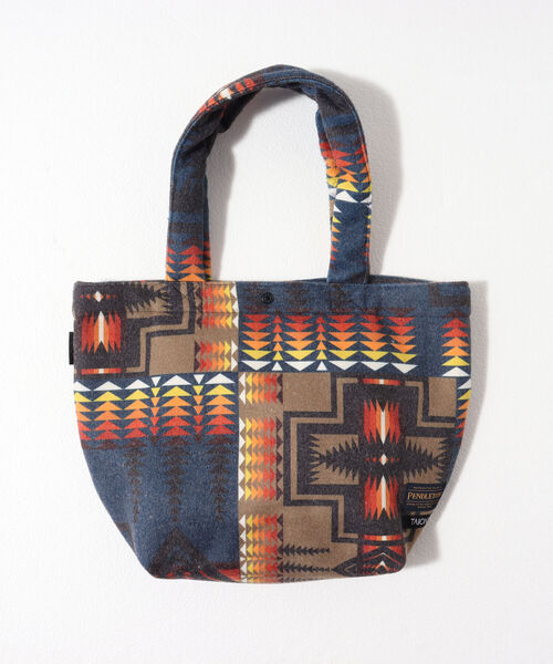 TAION(タイオン)の「【TAION】×【PENDLETON】アシメトリーランチトートM #PDT-TON-213006(トートバッグ・メンズ・ブラック系その他5/ブルー系その他7/レッド系その他5/ホワイト系その他6/グリーン系その他5/ベージュ系その他5・FREE)」の18枚目の写真