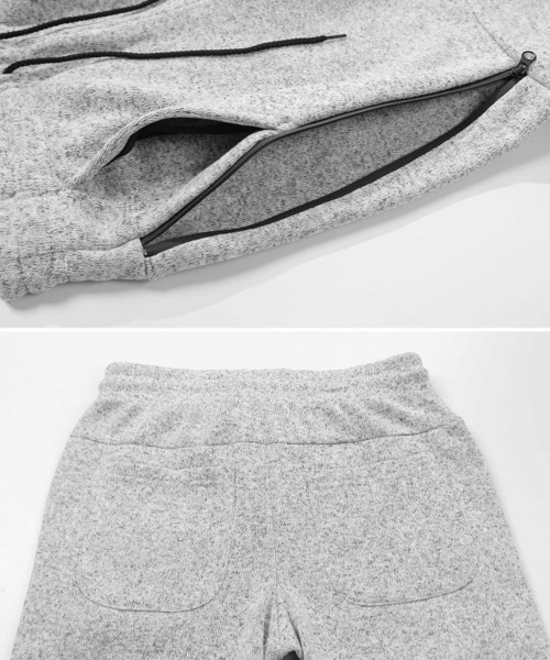 jiggys shop(ジギーズショップ)の「ニットフリース 裏起毛 サイドジップラインパンツ(その他パンツ・メンズ・グレー/ネイビー/チャコールグレー/ブラック・X-LARGE/MEDIUM/SMALL/LARGE)」の16枚目の写真