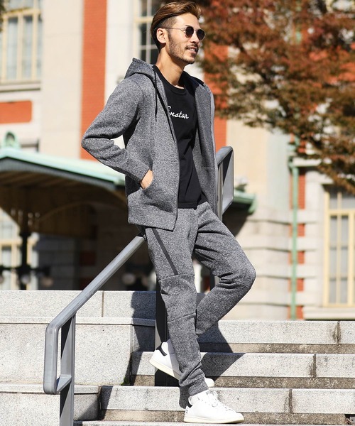 jiggys shop(ジギーズショップ)の「ニットフリース 裏起毛 サイドジップラインパンツ(その他パンツ・メンズ・グレー/ネイビー/チャコールグレー/ブラック・X-LARGE/MEDIUM/SMALL/LARGE)」の14枚目の写真