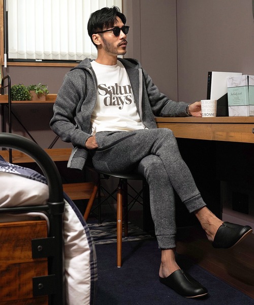 jiggys shop(ジギーズショップ)の「ニットフリース 裏起毛 サイドジップラインパンツ(その他パンツ・メンズ・グレー/ネイビー/チャコールグレー/ブラック・X-LARGE/MEDIUM/SMALL/LARGE)」の22枚目の写真