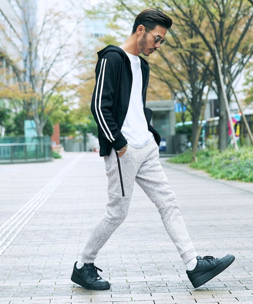 jiggys shop(ジギーズショップ)の「ニットフリース 裏起毛 サイドジップラインパンツ(その他パンツ・メンズ・グレー/ネイビー/チャコールグレー/ブラック・X-LARGE/MEDIUM/SMALL/LARGE)」の21枚目の写真