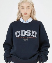ODD STUDIO(オッドスタジオ) /ODSD APPLIQUE LOGO SWEAT SHIRTS/ロゴ クルーネック スウェット