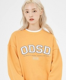 ODD STUDIO(オッドスタジオ) /ODSD APPLIQUE LOGO SWEAT SHIRTS/ロゴ クルーネック スウェット