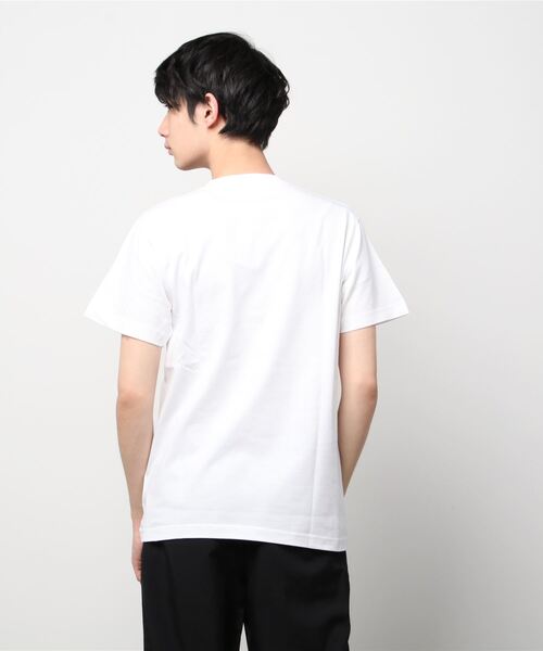 WEGO GRAPHICS（ウィゴーグラフィックス）の「WEGO/放課後アート部Tシャツ わ胡（Tシャツ/カットソー・メンズ・ホワイト/ライトピンク・MEDIUM/LARGE/X-LARGE）」の4枚目の写真