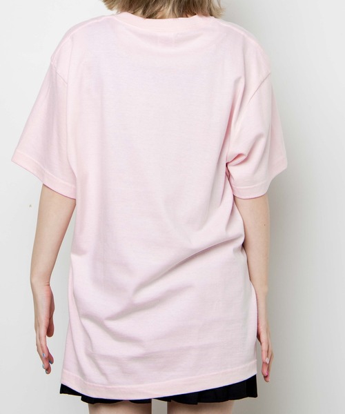 WEGO GRAPHICS（ウィゴーグラフィックス）の「WEGO/放課後アート部Tシャツ わ胡（Tシャツ/カットソー・メンズ・ホワイト/ライトピンク・MEDIUM/LARGE/X-LARGE）」の22枚目の写真