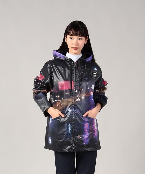 agnes b.（アニエスベー）の「NS79 PARKA フォトプリントパーカーブルゾン（ブルゾン・レディース・マルチ・1/2）」の4枚目の写真