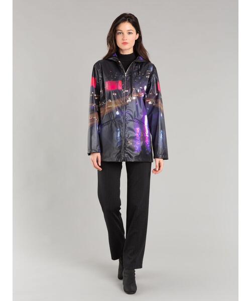 agnes b.（アニエスベー）の「NS79 PARKA フォトプリントパーカーブルゾン（ブルゾン・レディース・マルチ・1/2）」の7枚目の写真