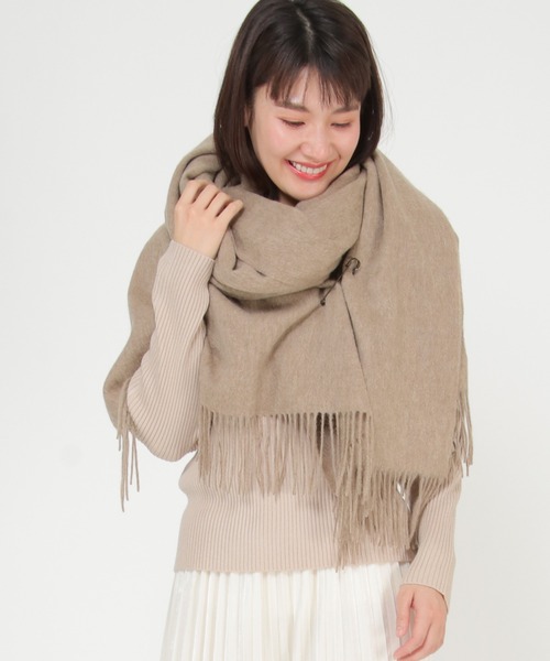 TWEEDMILL ツイードミドル ウールマフラー
