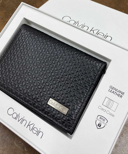 Calvin Klein / カルバンクライン / ワンポイント レザーカード