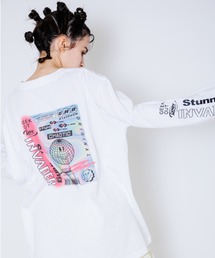 Candy Stripper | CND INVADER L/S Tシャツ(Tシャツ/カットソー)