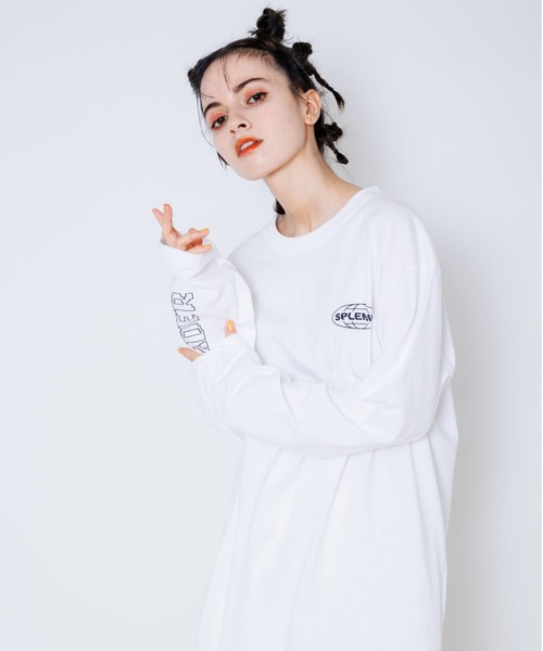 Candy Stripper（キャンディストリッパー）の「CND INVADER L/S Tシャツ（Tシャツ/カットソー・レディース・ライム/オフホワイト/ブラック・2）」の7枚目の写真