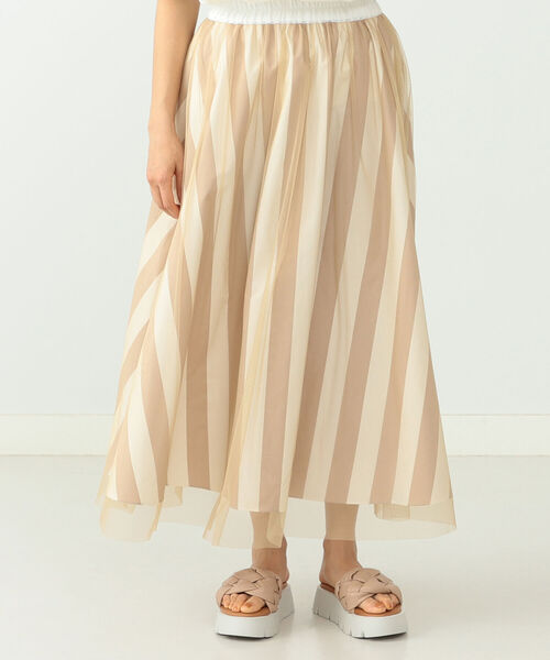 Carolina Glaser 太ストライプチュール スカート スカート Carolina Glaser カロリナ グレイサー のファッション通販 Zozotown