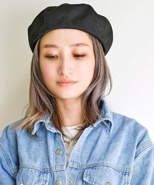 サマーニットベレー帽 ワッペン ニットキャップ ビーニー Altrose アルトローズ のファッション通販 Zozotown