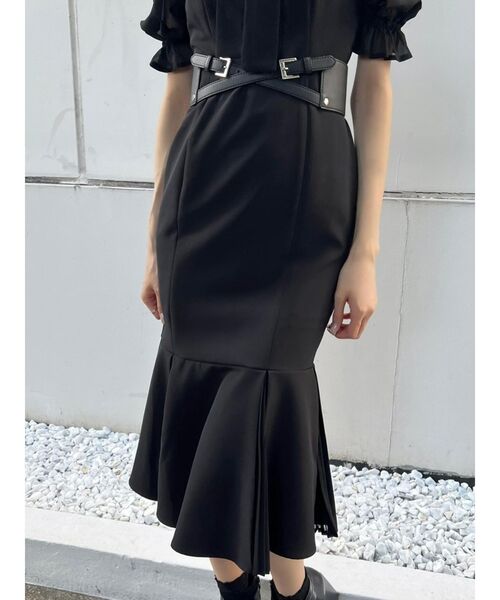 EATME（イートミー）の「フェイクレザークロスベルト（ベルト・レディース・ブラック・FREE）」の5枚目の写真