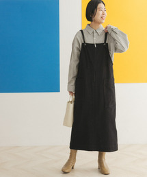 FORK&SPOON | FORK&SPOON　ストレートラインジャンパースカート(ワンピース)