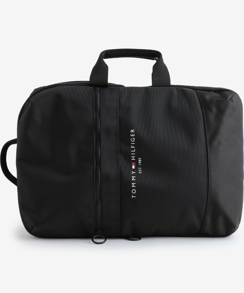 TOMMY HILFIGER（トミーヒルフィガー）の「スクエアバックパック（バックパック/リュック・メンズ・ブラック/ネイビー・FREE）」の4枚目の写真