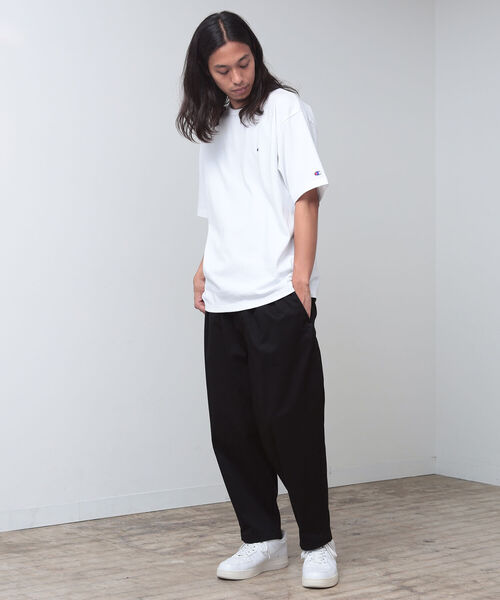 Champion（チャンピオン）の「Champion × BEAMS / 別注 One Point T-shirt（Tシャツ/カットソー・メンズ・ネイビー/ブラック/グレー/ホワイト・L/M/S/XL）」の17枚目の写真