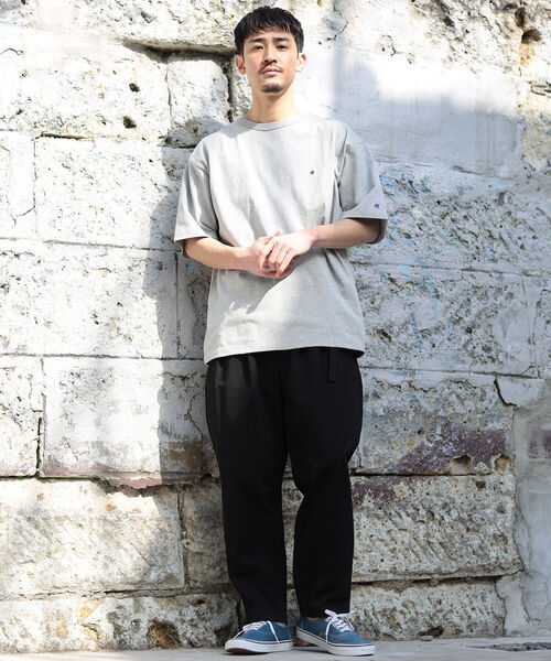 Champion（チャンピオン）の「Champion × BEAMS / 別注 One Point T-shirt（Tシャツ/カットソー・メンズ・ネイビー/ブラック/グレー/ホワイト・L/M/S/XL）」の11枚目の写真