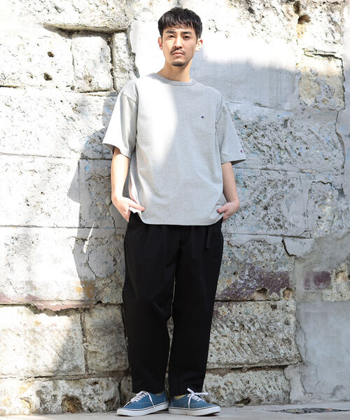 Champion（チャンピオン）の「Champion × BEAMS / 別注 One Point T-shirt（Tシャツ/カットソー・メンズ・ネイビー/ブラック/グレー/ホワイト・L/M/S/XL）」の14枚目の写真