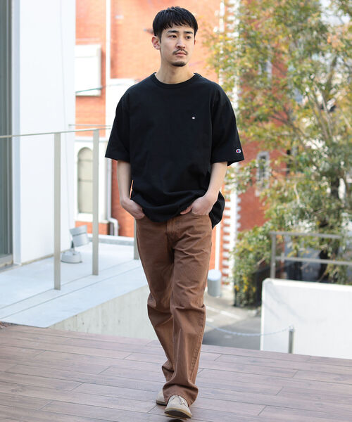 Champion（チャンピオン）の「Champion × BEAMS / 別注 One Point T-shirt（Tシャツ/カットソー・メンズ・ネイビー/ブラック/グレー/ホワイト・L/M/S/XL）」の20枚目の写真