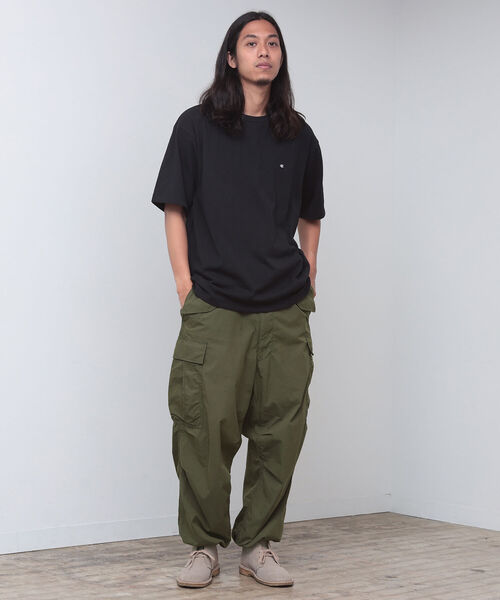 Champion（チャンピオン）の「Champion × BEAMS / 別注 One Point T-shirt（Tシャツ/カットソー・メンズ・ネイビー/ブラック/グレー/ホワイト・L/M/S/XL）」の18枚目の写真