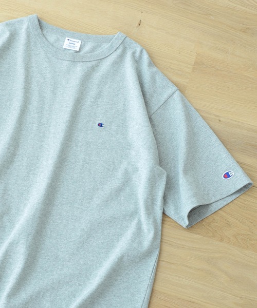 Champion（チャンピオン）の「Champion × BEAMS / 別注 One Point T-shirt（Tシャツ/カットソー・メンズ・ネイビー/ブラック/グレー/ホワイト・L/M/S/XL）」の3枚目の写真