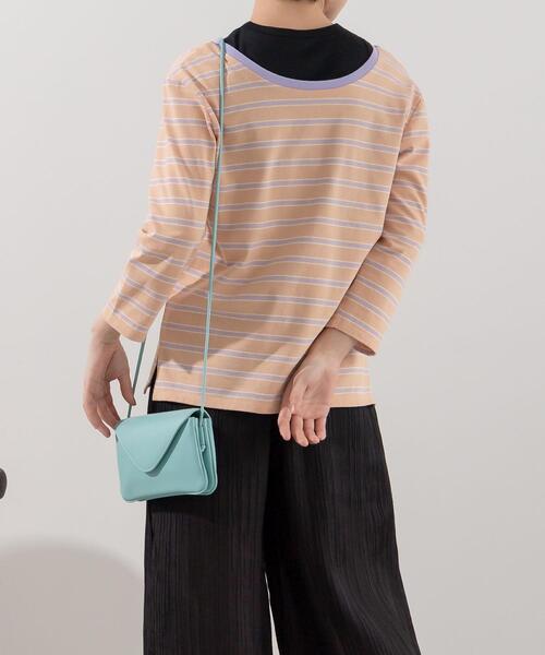 CITEN（シテン）の「＜CITEN（シテン）＞フラップミニショルダーバッグ（ショルダーバッグ・レディース・ブラック/ピンク/ライトブルー・FREE）」の8枚目の写真