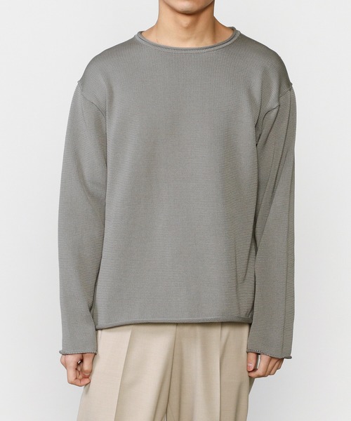 THIBAULT VAN DER STRAETE（ティボー・ヴァン・ダル・ストラット）の「THIBAULT VAN DER STRAETE | ロールネックニットプルオーバー MEN（ニット/セーター・メンズ・ネイビー/グレー/ブラック・LARGE/MEDIUM）」の8枚目の写真