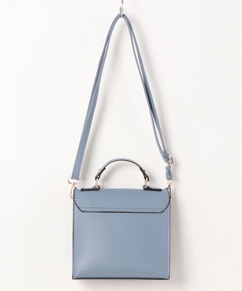 ems excite（エムズエキサイト）の「パイピングサッチェルBAG（ショルダーバッグ・レディース・ブラック/オフホワイト/ブルー・FREE）」の6枚目の写真