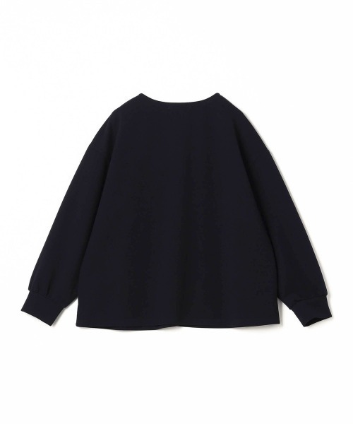 NICOLE white(ニコルホワイト)の「スキッパーTEE カットブラウス(Tシャツ/カットソー・レディース・ネイビー/オフホワイト/グリーン・FREE)」の9枚目の写真