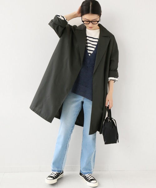 JOURNAL STANDARD relume（ジャーナルスタンダード　レリューム）の「オーバーサイズライトチェスターコート◆（チェスターコート・レディース・カーキ/グレー/ベージュ・FREE）」の5枚目の写真