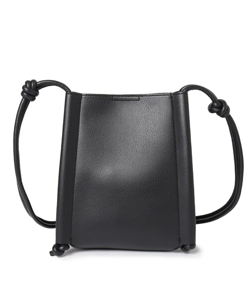 SHOO・LA・RUE（シューラルー）の「◆ノットデザインショルダーバッグ（ショルダーバッグ・レディース・ライトベージュ/ブラック/ライトグレー/ライトグリーン系・00）」の2枚目の写真