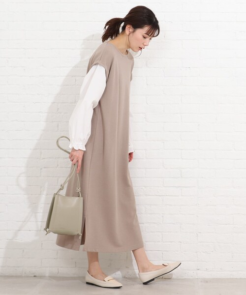 SHOO・LA・RUE（シューラルー）の「◆ノットデザインショルダーバッグ（ショルダーバッグ・レディース・ライトベージュ/ブラック/ライトグレー/ライトグリーン系・00）」の12枚目の写真