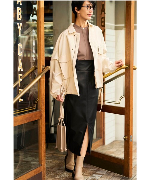 SHOO・LA・RUE（シューラルー）の「◆ノットデザインショルダーバッグ（ショルダーバッグ・レディース・ライトベージュ/ブラック/ライトグレー/ライトグリーン系・00）」の15枚目の写真