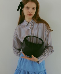 EFOLE | 【EFOLE】フェイクレザー ラウンド ミニバッグ【再入荷】(ハンドバッグ)