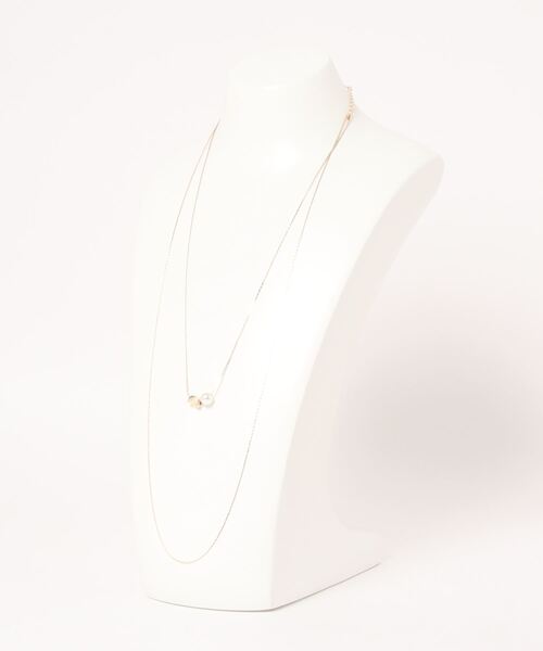 Chez toi（シェトワ）の「キャシャ2連ネックレス（ネックレス・レディース・シルバー/ゴールド・FREE）」の7枚目の写真