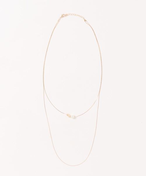 Chez toi（シェトワ）の「キャシャ2連ネックレス（ネックレス・レディース・シルバー/ゴールド・FREE）」の9枚目の写真