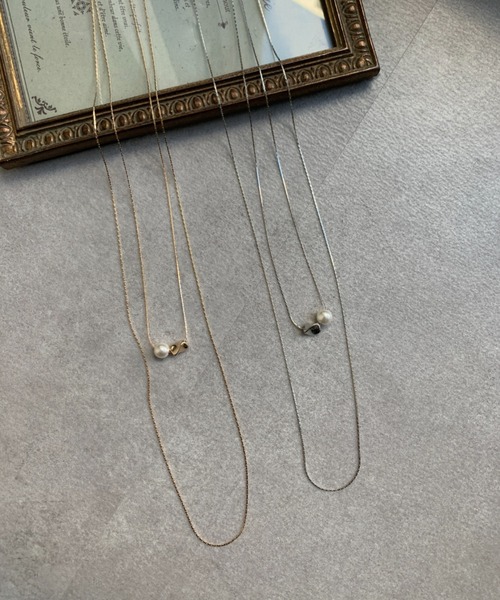 Chez toi（シェトワ）の「キャシャ2連ネックレス（ネックレス・レディース・シルバー/ゴールド・FREE）」の3枚目の写真