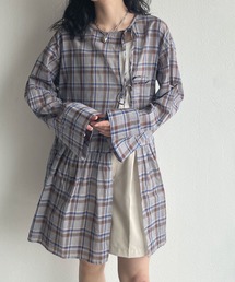w closet | 前リボンティアードチュニックはおり(シャツ/ブラウス)