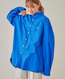 U.S. POLO ASSN.（ユーエスポロアッスン）の「長袖ボタンダウンブロードシャツ（シャツ/ブラウス・レディース）」