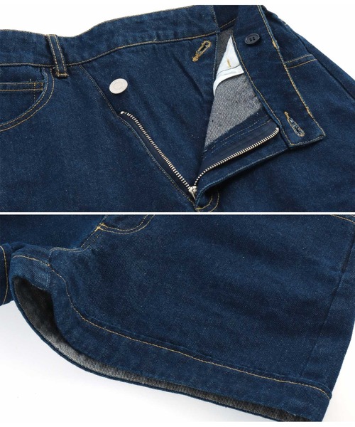ANAP（アナップ）の「デニムデザインショートパンツ（デニムパンツ・レディース・オフホワイト/インディゴブルー/スミクロ/ブラック・L/M/S）」の17枚目の写真