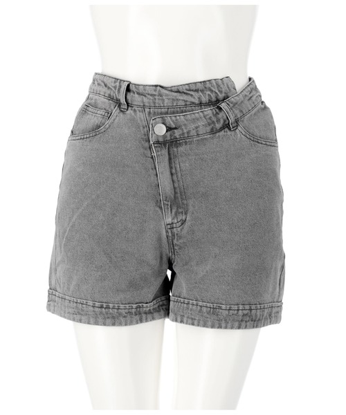 ANAP（アナップ）の「デニムデザインショートパンツ（デニムパンツ・レディース・オフホワイト/インディゴブルー/スミクロ/ブラック・L/M/S）」の16枚目の写真