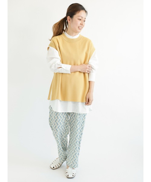 ルネ　未使用　ベージュパンツ 高身長 接触冷感ライトチノワイドパンツ（トールサイズ） 通販