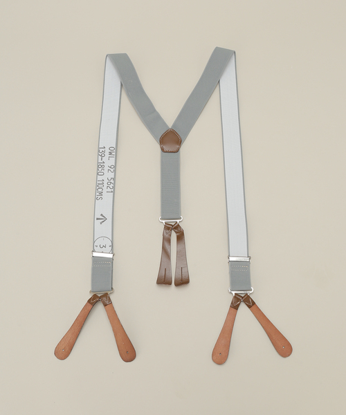 WAIPER.inc（ワイパーインク）の「【WAIPER/ワイパー】ミリタリー サスペンダー（サスペンダー・メンズ・ベージュ/グレー・FREE）」の3枚目の写真