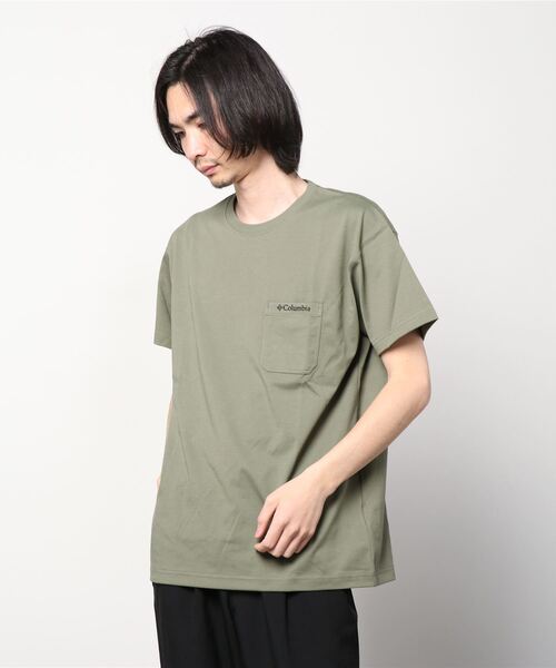 Columbia（コロンビア）の「コロンビア  Yonge Street? Short Sleeve Crew（Tシャツ/カットソー・メンズ・ブラウン系/ブラウン/ホワイト・M/L/S/LL）」の2枚目の写真