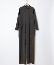 タグ付新品 高山都× oblekt オールインワン グレー M oblekt（オブレクト）の「【高山都×oblekt】 グレンチェック