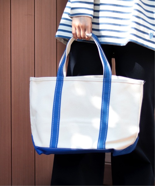 LLBean SIGNATURE（エルエルビーンシグネチャー）の「【L.L Bean/エルエルビーン】boattote midium bag（トートバッグ・レディース・ライトブルー・FREE）」の2枚目の写真