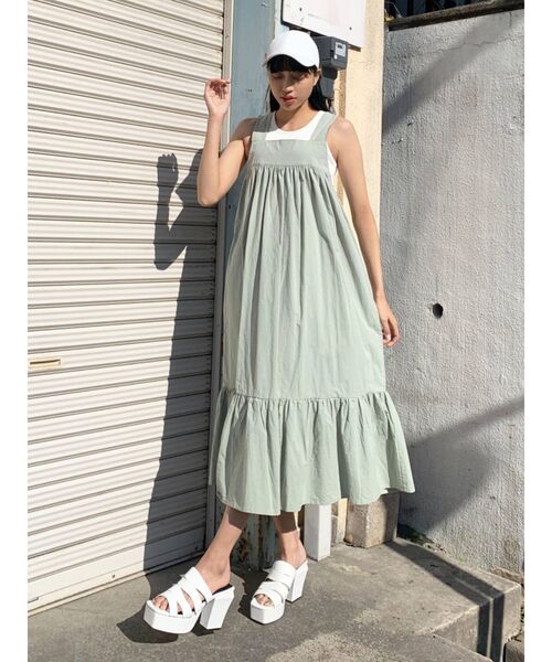 セール Web限定 ワイドストラップティアードワンピース ワンピース Emoda エモダ のファッション通販 Zozotown