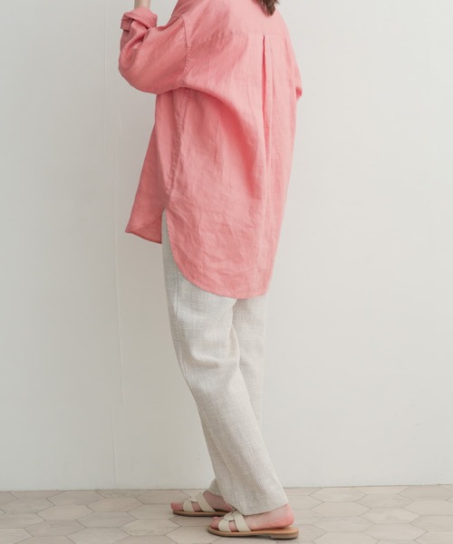 URBAN RESEARCH DOORS（アーバンリサーチドアーズ）の「カットツィードストレートパンツ（その他パンツ・レディース・アイボリー/チャコールグレー・1/0）」の7枚目の写真